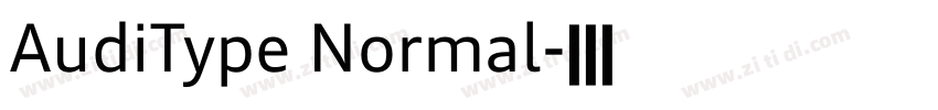 AudiType Normal字体转换 AudiType Normal字体转换